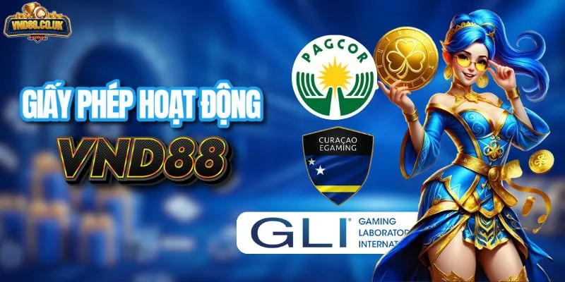 Giấy phép hợp pháp của cổng cược VND88