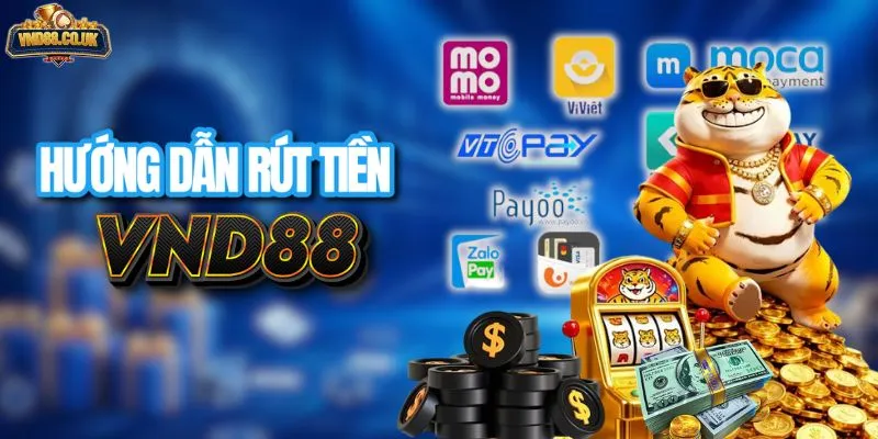 Hướng dẫn rút tiền VND88 từng thao tác
